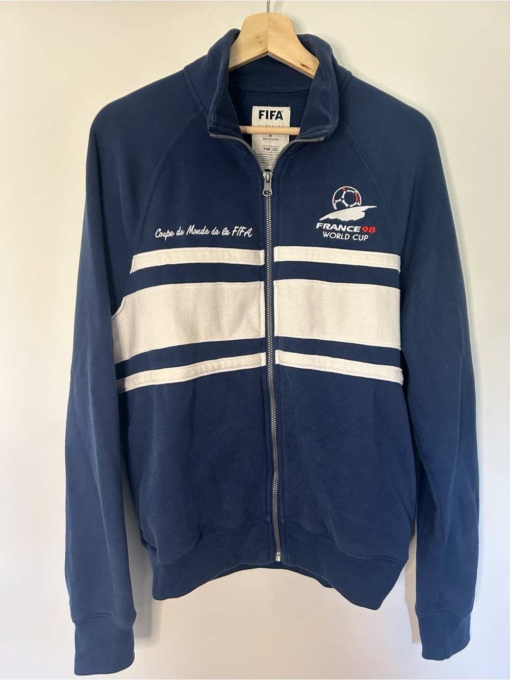 Hollister FIFA France 98 Navy Zip-Up
